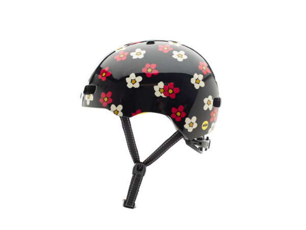 Nutcase - Street MIPS - Cykelhjelm med Skaterlook - Fun Flor-All Gloss - 56-60 cm